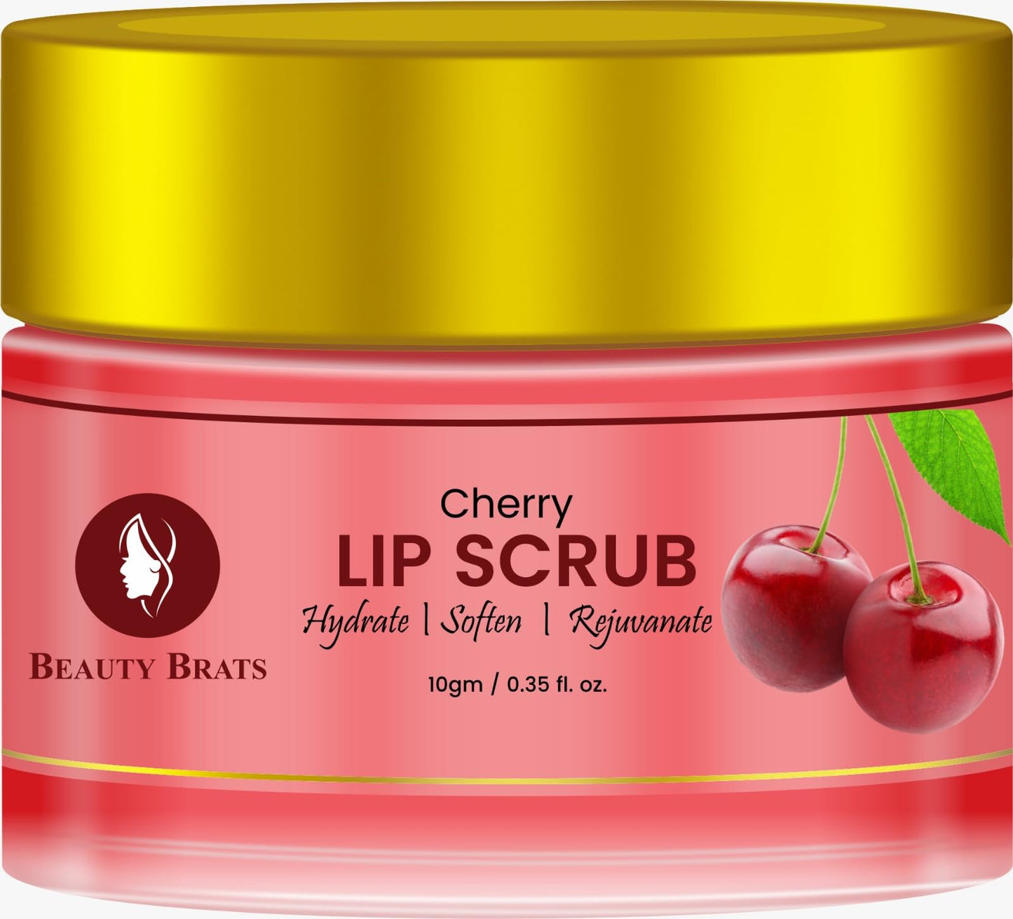 Beauty Brats Lip Scrub Cherry 0.35 fl/oz Beauty and Personal Care BEAUTY BRATS