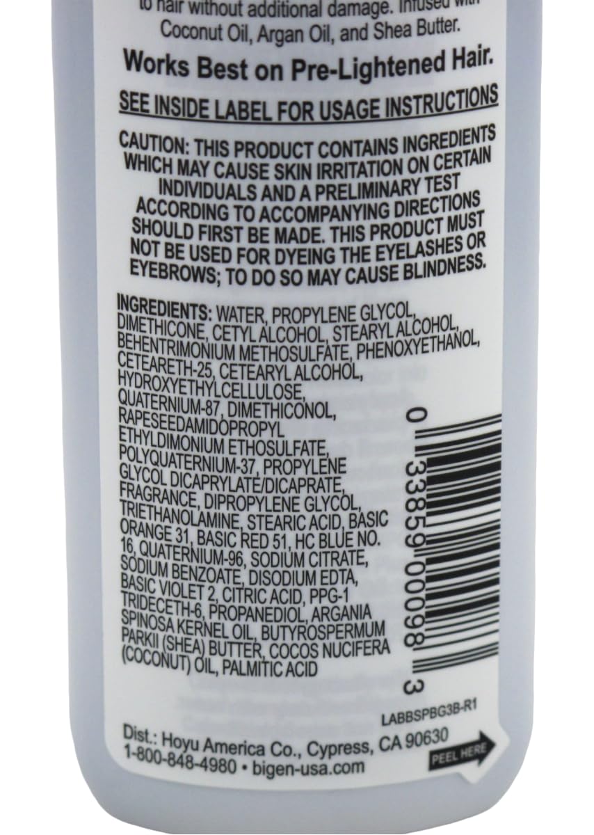 Bigen Semi-Permanent Haircolor #Bg3 Burgundy 3 Ounce (88ml) (6 Pack) Beauty & Personal Care Bigen