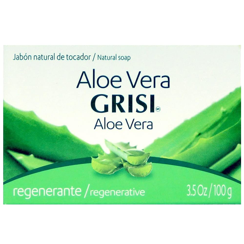 Grisi Aloe Vera Hydrating Soap Bar 3.5 Oz (Pack of 3) Beauty & Personal Care Grisi