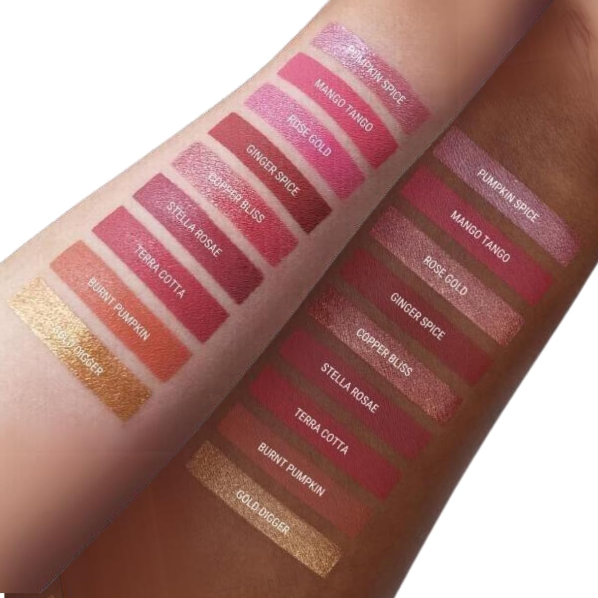 Aromi Metallic Liquid Lipstick | Peachy Pink, Coral Lip Color with Shimmery Finish, Long-lasting, Vegan, Cruelty-free, Smudge Proof, Gluten Free (Rose Beauty & Personal Care Aromi
