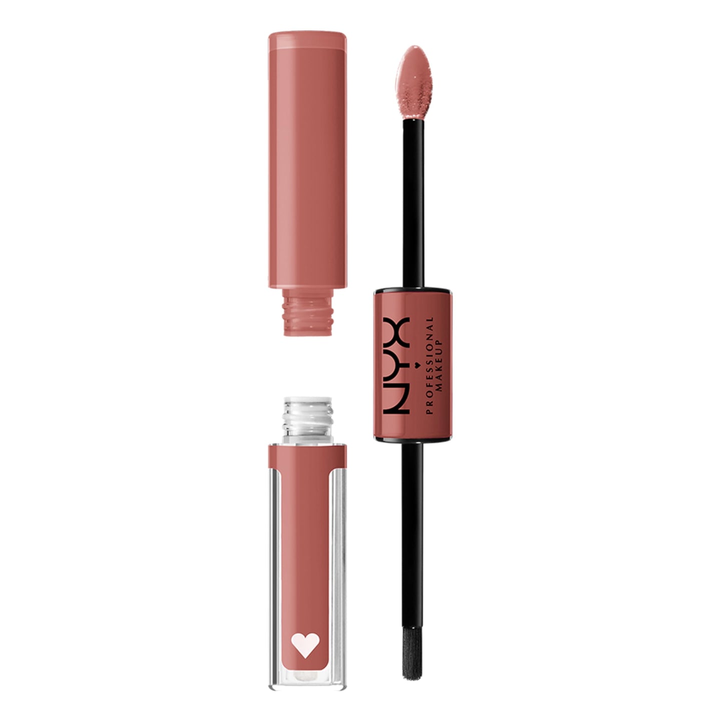 NYX PROFESSIONAL MAKEUP Shine Loud, Long-Lasting Liquid Lipstick with Clear Lip Gloss - Magic Maker (Dusty Nude Mauve) Beauty & Personal Care NYX PROFESSIONAL MAKEUP