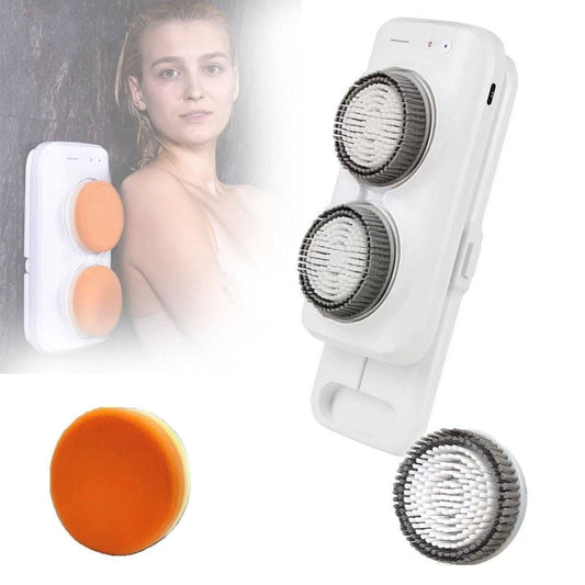 LPLYAA Wall Mounted Back Scrubber for Shower Wall, Automatic Back Rub, Smart Wall Mounted Exfoliating Brush, Cleansing and Massage, 360° Rotation, Beauty and Personal Care LPLYAA