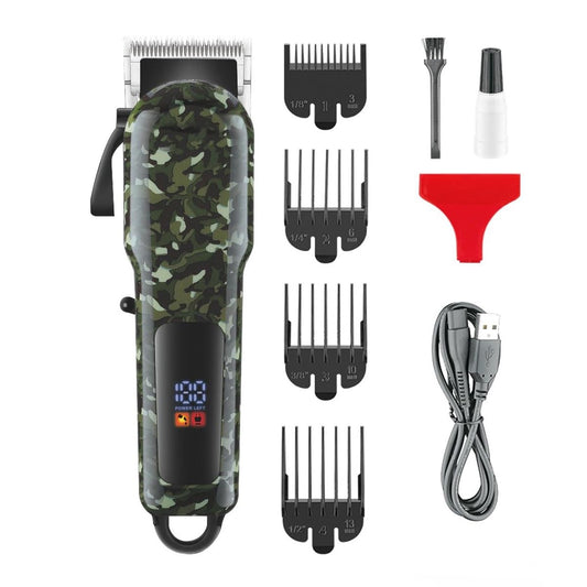 GLESVOWIO Pro Hair Clipper Professional Trimmer Adjustable Cutting Machine Electric Barber Digital Display for Men Beauty and Personal Care GLESVOWIO
