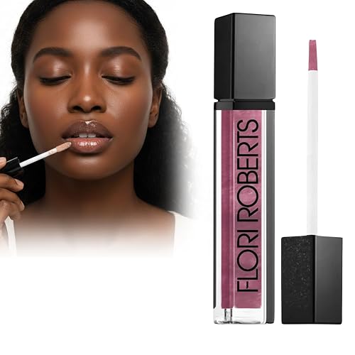 Flori Roberts Mineral Base Lip Shine, Vibrant Lip Gloss Makeup for Women of Color or Deeper Skin Tones, Non-Sticky, Long Wear High Shine Finish Beauty & Personal Care Flori Roberts