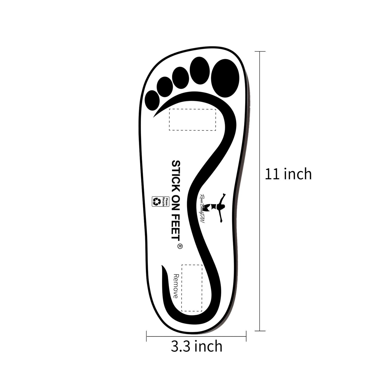 60Pairs(120Feets) Premium Disposable Spray Tanning Fee Stick On Sole Protector for Sunless Tanning Beauty & Personal Care STICKONFEET