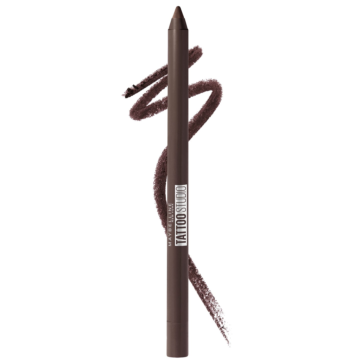 Maybelline TattooStudio Long-Lasting Sharpenable Eyeliner Pencil, Glide on Smooth Gel Pigments with 36 Hour Wear, Waterproof, Bold Brown, 1 Count Beauty & Personal Care MAYBELLINE