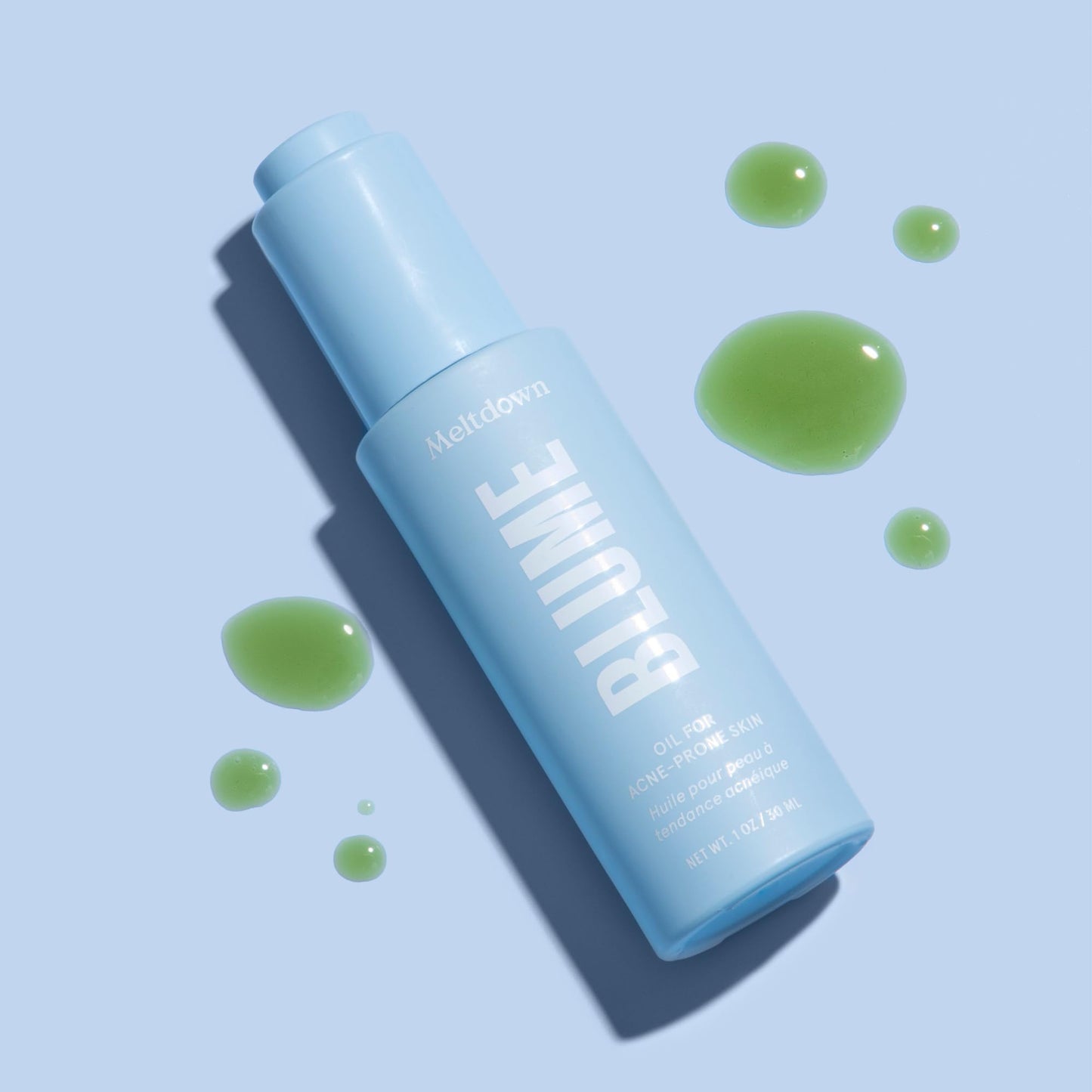 Blume Meltdown Face Oil for Women & Men - Non-Comedogenic Acne Serum with Rosehip Oil, Blue Tansy & Black Cumin Seed - Helps Reduce Redness, Smooth Beauty & Personal Care Blume
