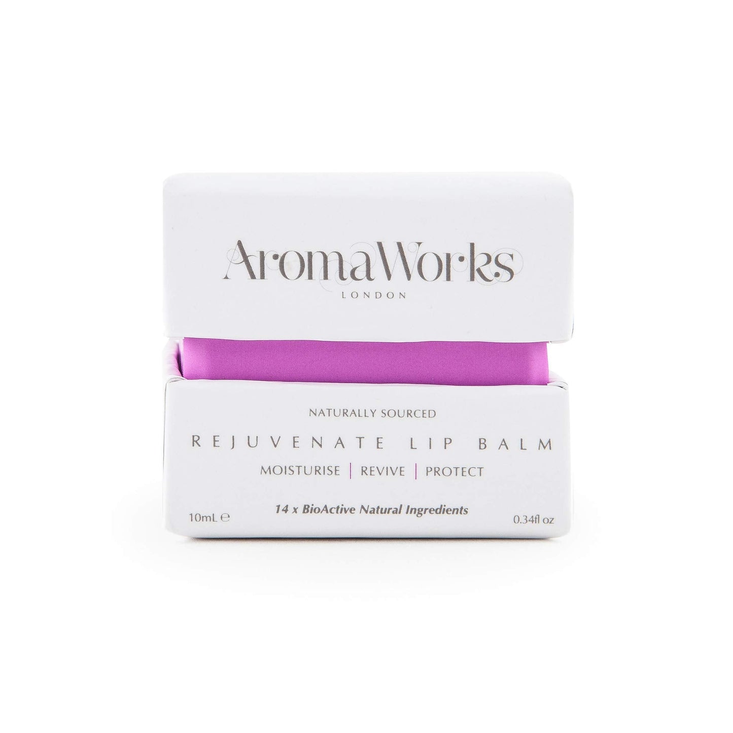 AromaWorks London Rejuvenate Lip Balm - Highly Moisturising Treatment For Lips - Protects Against All Weather Conditions - Contains Jojoba Wax, Shea Beauty and Personal Care AromaWorks London
