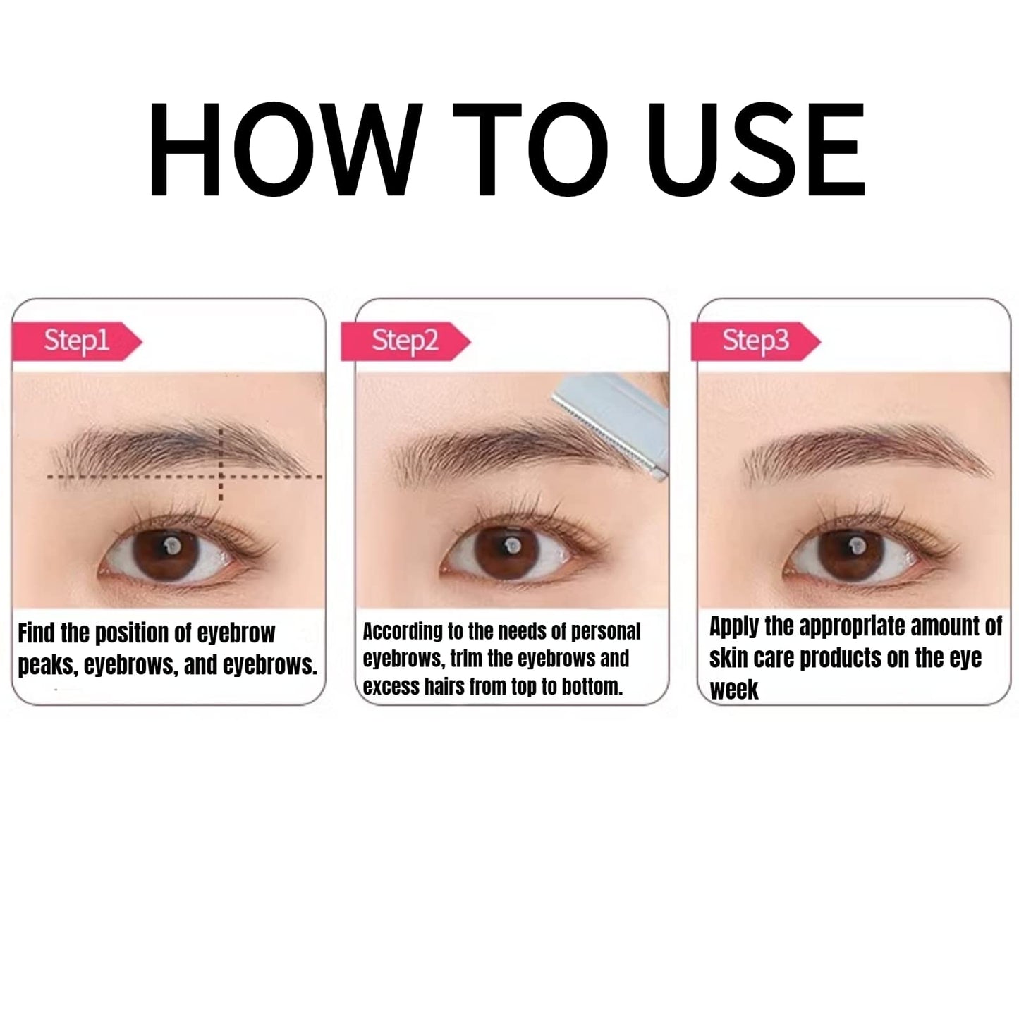 Eyebrow Trimmer for Women, Eyebrow Face Razors, Hair Removal for Women Razors Eye Brow Razors for Women Electric Eyebrows Shaver Hair Trimmer Beauty and Personal Care Zetiling