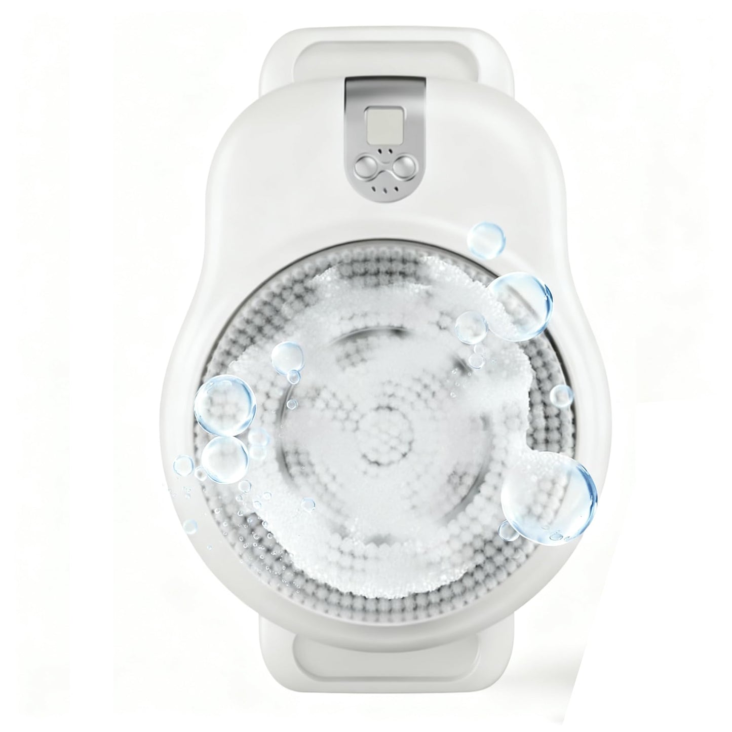 KFJZGZZ Wall-Mounted Back Scrubber, 360° Automatic Rota-Tion, Electric Body Bath Washer Brush, 18CM Large Brush Head, for Exfoliating Deep Cleansing Beauty and Personal Care KFJZGZZ