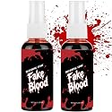 2pack Halloween Fake Blood ,Special Effects SFX Makeup Set for Zombie Vampire Monster Cosplay Beauty & Personal Care zhaoan