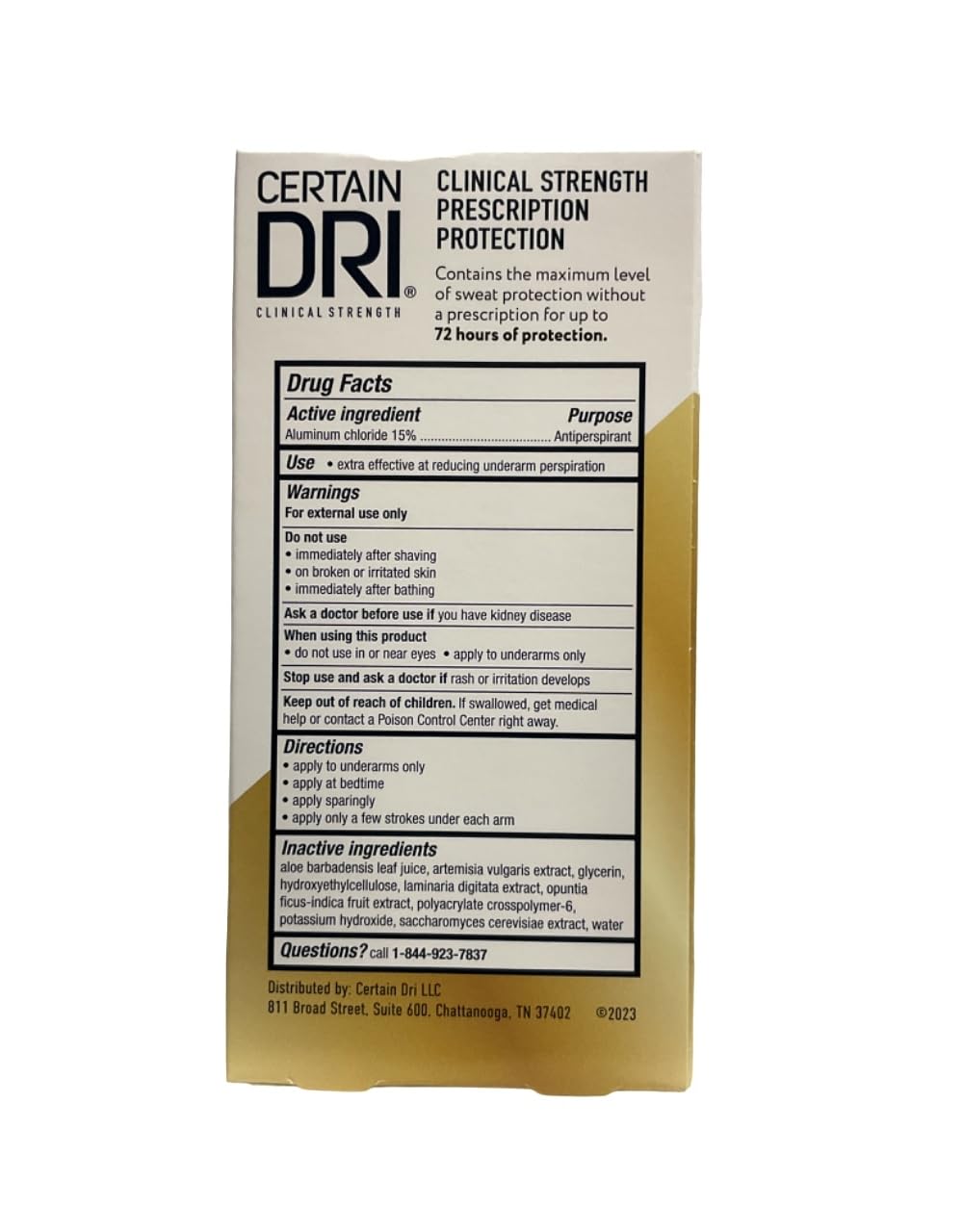 Certain Dri Anti-Perspirant, Roll-On, 1.2 Fl Oz, Pack of 3 Beauty and Personal Care Certain Dri