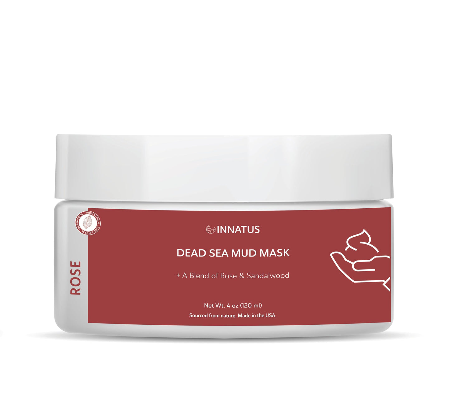 Luxury Dead Sea Spa Gift Set - Bath Salt, Magnesium Flakes, Pillow & Linen Spray, and Mud Mask - Rose & Sandalwood Aromatherapy Kit for Relaxation Beauty and Personal Care INNATUS