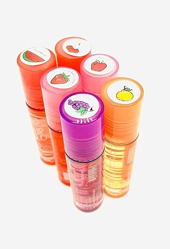 Lip Glow Kissing Fruit Gloss Six Pieces Beauty & Personal Care Feel Foxy