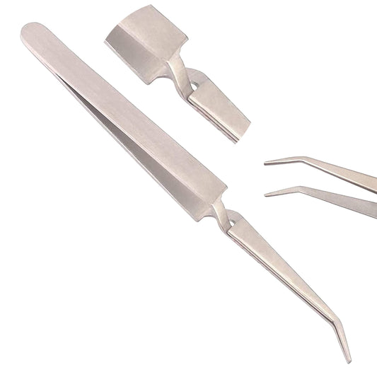 Acrylic UV Gel Tips Sculpture Tweezer Nail Pinching Shaping Tweezers for Acrylic Nails Stainless Steel Clamp Fixed Pinch By OdontoMed2011 Beauty and Personal Care OdontoMed2011