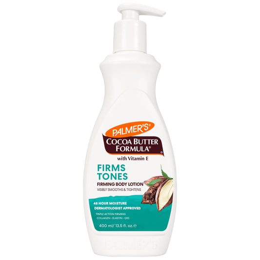Palmer's Cocoa Butter Formula Skin Firming Body Lotion, Toning & Tightening Cream with Q10, Collagen & Elastin, Pump Bottle, 13.5 Oz. Beauty & Personal Care Palmer's