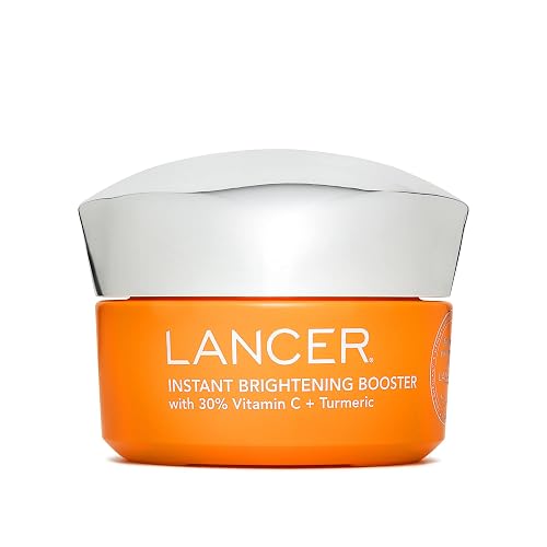Lancer Skincare | Instant Brightening Booster | Anti Aging Face Cream with Vitamin C and Turmeric | Anti Wrinkle Face Cream | Skin Brightening Beauty & Personal Care Lancer