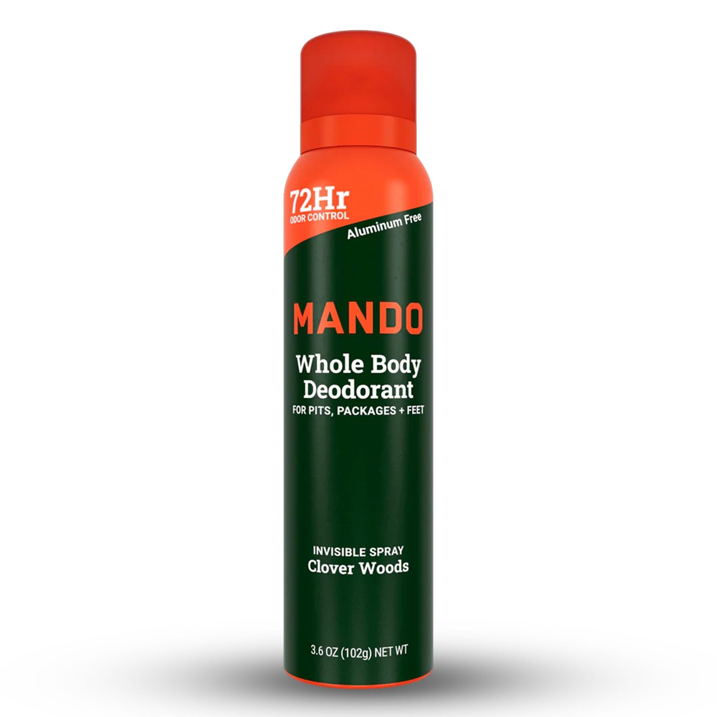 Mando Whole Body Men's Aluminum Free Invisible Spray Deodorant - Clover Woods - 3.6oz - Pack Of 01 Beauty and Personal Care Mando