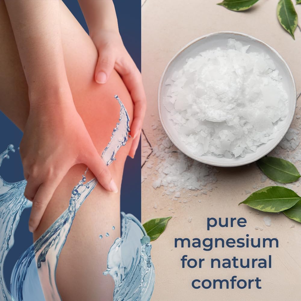 Natural Elephant Dead Sea Magnesium Bath Flakes - 4 oz Trial Size (113g) - Pure Magnesium Chloride Soak for Body and Foot - Ideal for a Soothing Bath Beauty and Personal Care Natural Elephant