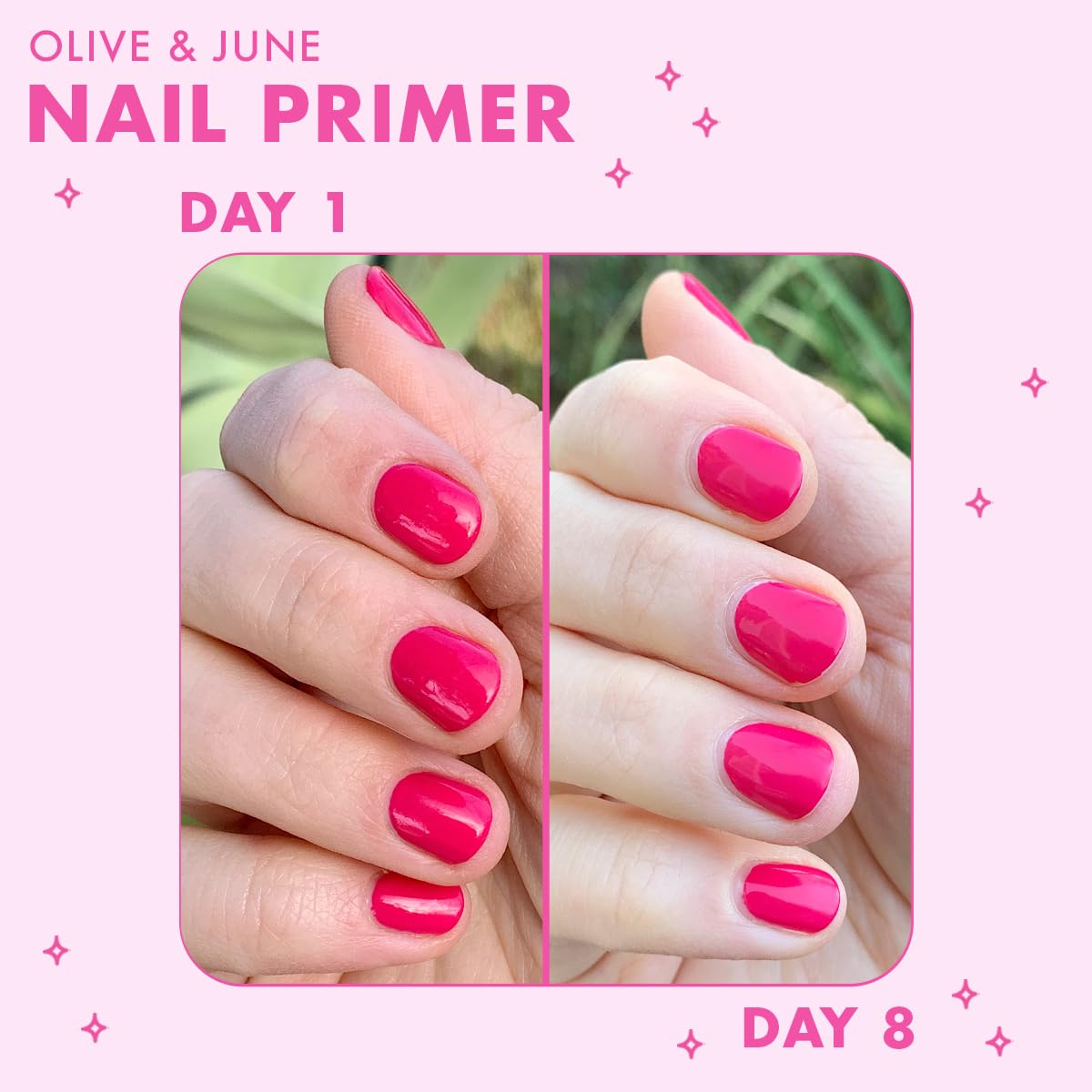 Olive & June Nail Primer | Increase Polish Wear Time by 2-3 Days | Smooths Application & Boosts Durability | 15-Free, Vegan, Cruelty-Free | Nail Prep