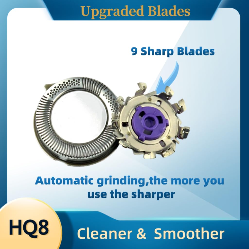3Pcs HQ8 HQ7 Replacement heads Fit for s norelco shaver AT880 AT810 PT720,7120X, 7125X, 7140XL, 7145XL, 7150X, 7180XL, 7310XL, 7315XL, 7325XL, 7340XL Beauty and Personal Care BNVXR