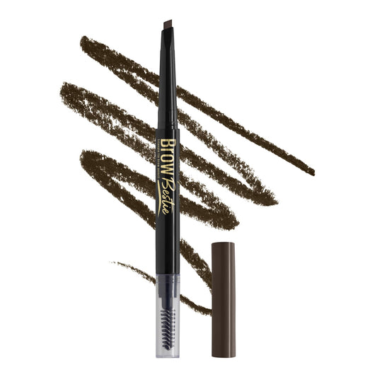 L.A. Girl Brow Bestie Auto Pencil W/Spoolie, Deep Brown GBP377