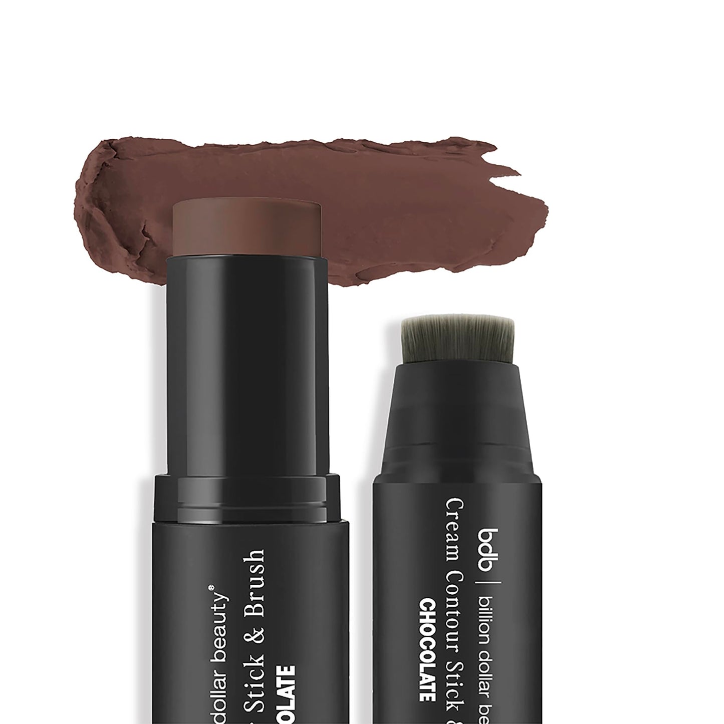 Billion Dollar Beauty Cream Contour Stick and Brush - Waterproof Matte Bronzer Makeup Dual-Ended Wand with Vitamin E, Sculpting & Defining Cream Face Beauty & Personal Care billion dollar brows