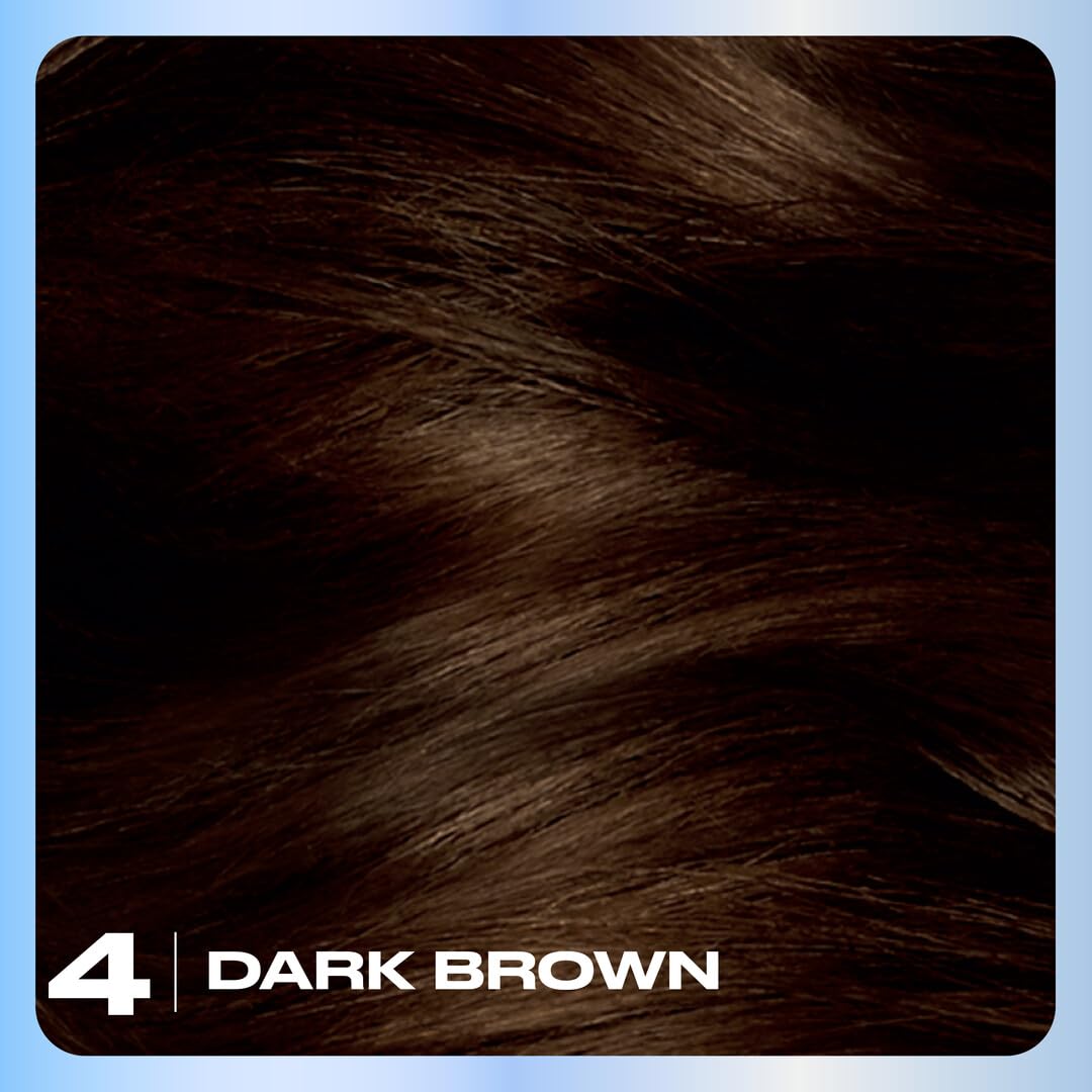 Clairol Nice'n Easy Permanent Hair Dye, 4 Dark Brown Hair Color, 3 Count Beauty & Personal Care Clairol