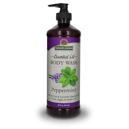 Nature's Answer Essential Oil, Body Wash, Peppermint, 16 Oz Beauty & Personal Care Nature's Answer