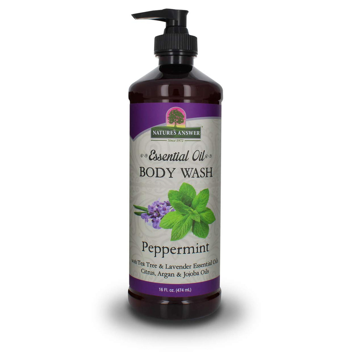 Nature's Answer Essential Oil, Body Wash, Peppermint, 16 Oz Beauty & Personal Care Nature's Answer