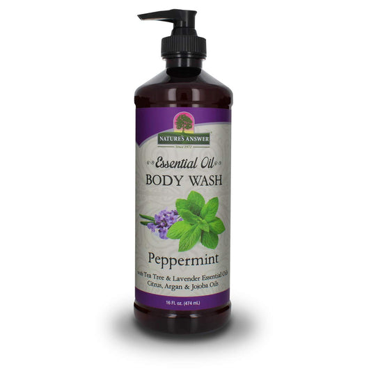 Nature's Answer Essential Oil, Body Wash, Peppermint, 16 Oz Beauty & Personal Care Nature's Answer
