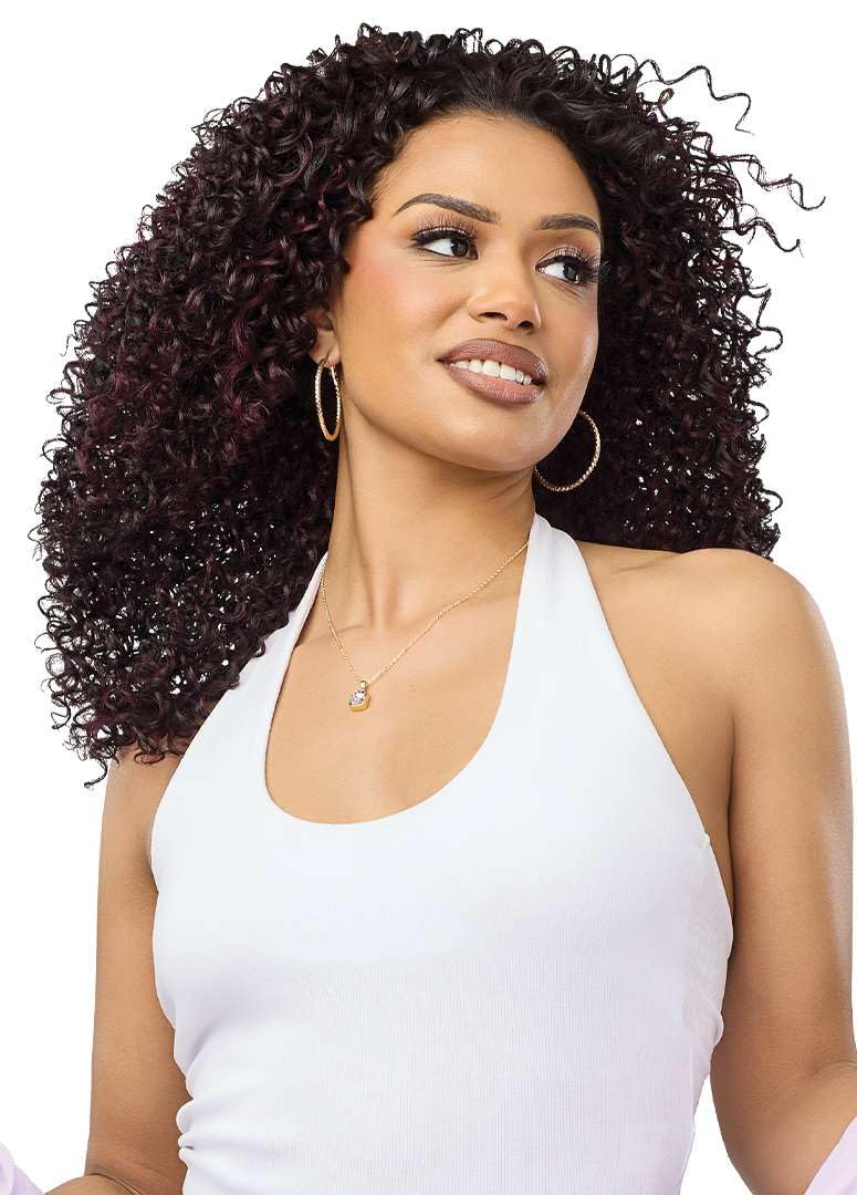 Outre Quick Weave Synthetic Half Wig - Flowair - Flow 7 (DR2/HAZELNUT)