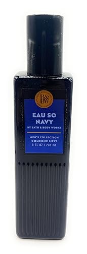 Bath and Body Works Eau So Navy Men's Collection Cologne Mist 8 Fluid Ounce Spray Beauty & Personal Care Bath & Body Works