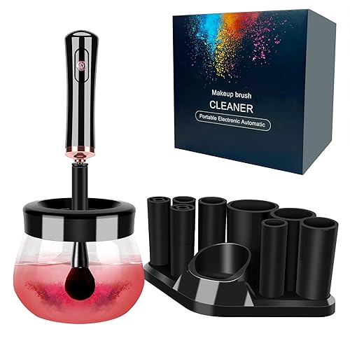 Makeup Brush Cleaner Dryer, Neeyer Super-Fast Electric Brush Cleaner Machine Automatic Brush Cleaner Spinner Makeup Brush Tools Beauty & Personal Care Neeyer