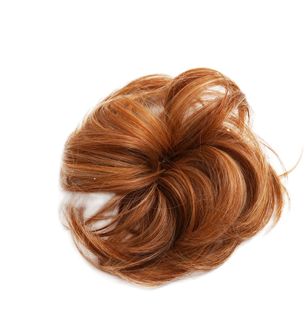 HairDo Modern Chignon Color R14/25 HONEY GINGER Extensions Claw Clip Loose Hair Bun Tru2Life Heat Friendly Synthetic Soft Waves Hairpiece
