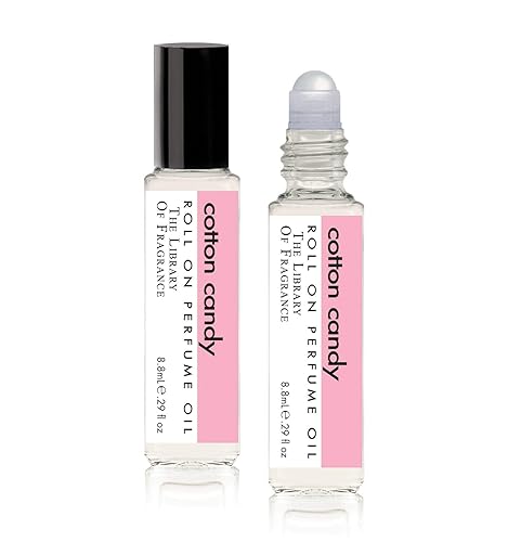 DEMETER Cotton Candy Perfume Oil Roll on - .33 oz - Long-Lasting Beauty & Personal Care DEMETER