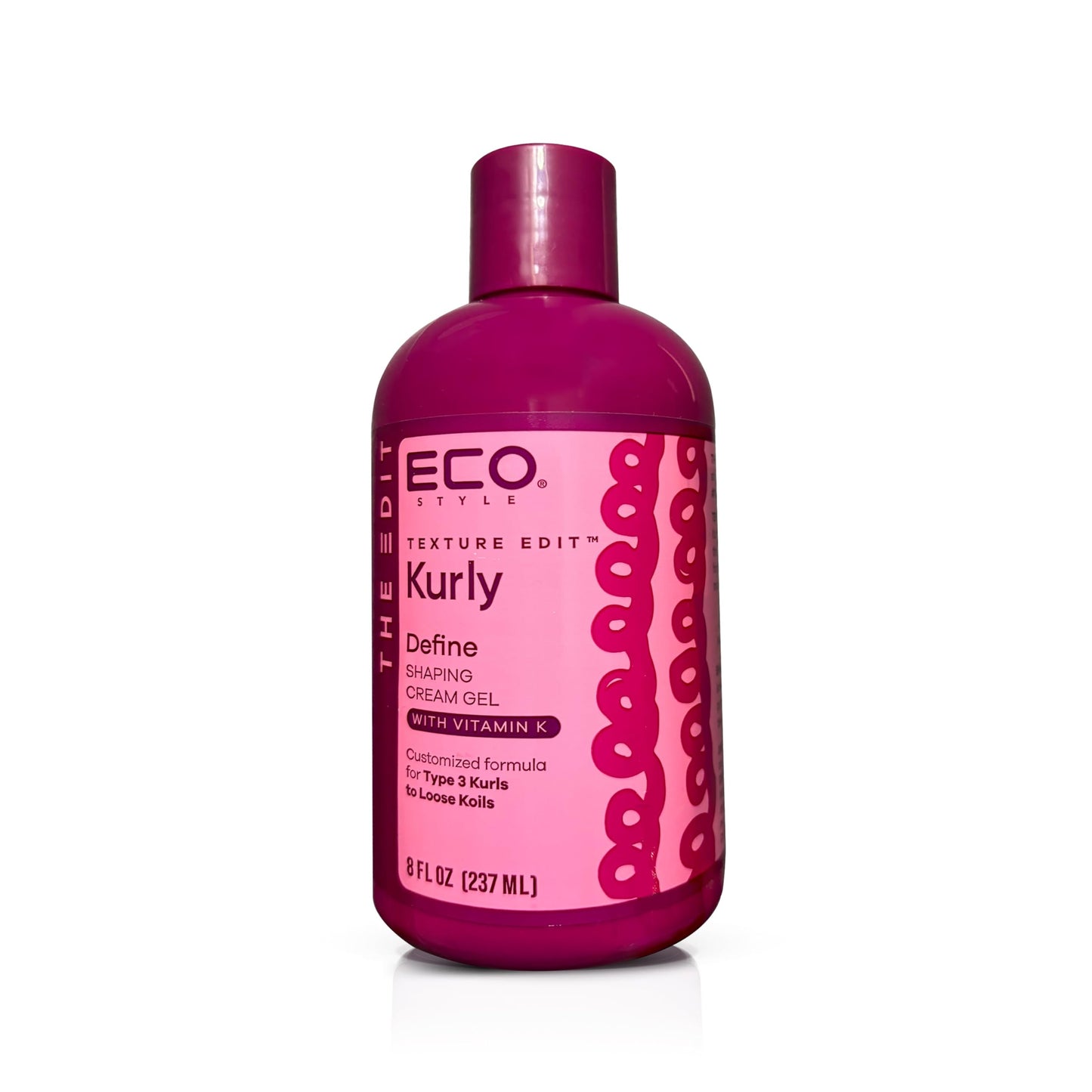 Eco Style Texture Edit Curl Sculpt Hybrid Styler - Medium-Hold Cream-Gel Blend for Wash-and-Go Definition, Twist Outs, and Long-Lasting Shape Beauty & Personal Care Eco Style