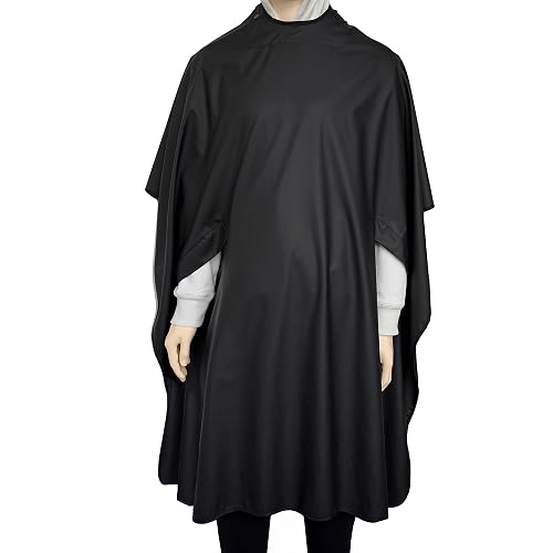 Professional Waterproof Hair Cape - Chemical Resistant Hairdresser Cape For Dyeing - Adjustable Neck And Hand Hole - Bleach Proof Hair Capes Beauty & Personal Care BEMYGREENBAG