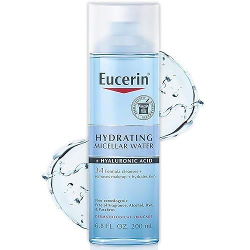 Eucerin Hydrating 3-in-1 Micellar Water, Formulated with Hyaluronic Acid, 6.8 Fl Oz Bottle Beauty & Personal Care Eucerin