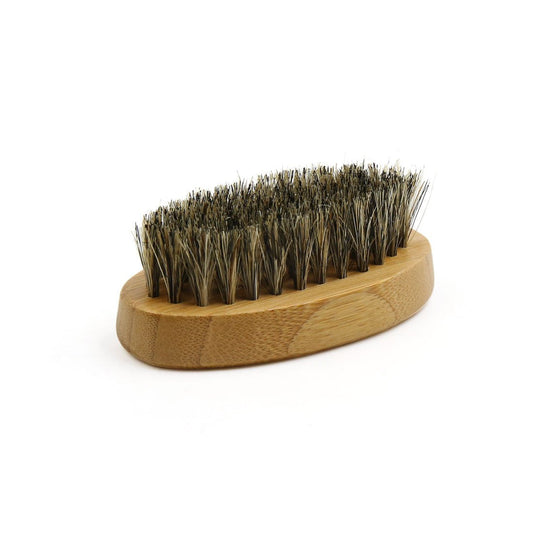 Ruilogod Soft bristles Mini Hard Round Wooden Handle Men Beard Mustache Cleaning Brush (id: 50b 92e e73 b12 552 Beauty and Personal Care Ruilogod