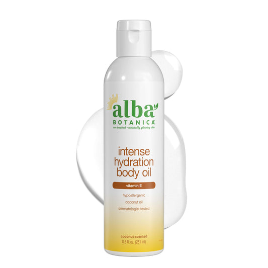 Alba Botanica Intense Hydration Body Oil, with Kukui Nut and Viamin E, 8.5 Oz (Packaging May Vary) Beauty & Personal Care Alba Botanica