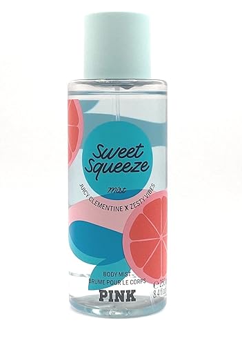 Victoria's Secret Pink Squeet Squeeze Scented Body Mist Juicy Clementine x Zesty Vibes 8.4 Ounce Spray Beauty & Personal Care Victoria's Secret