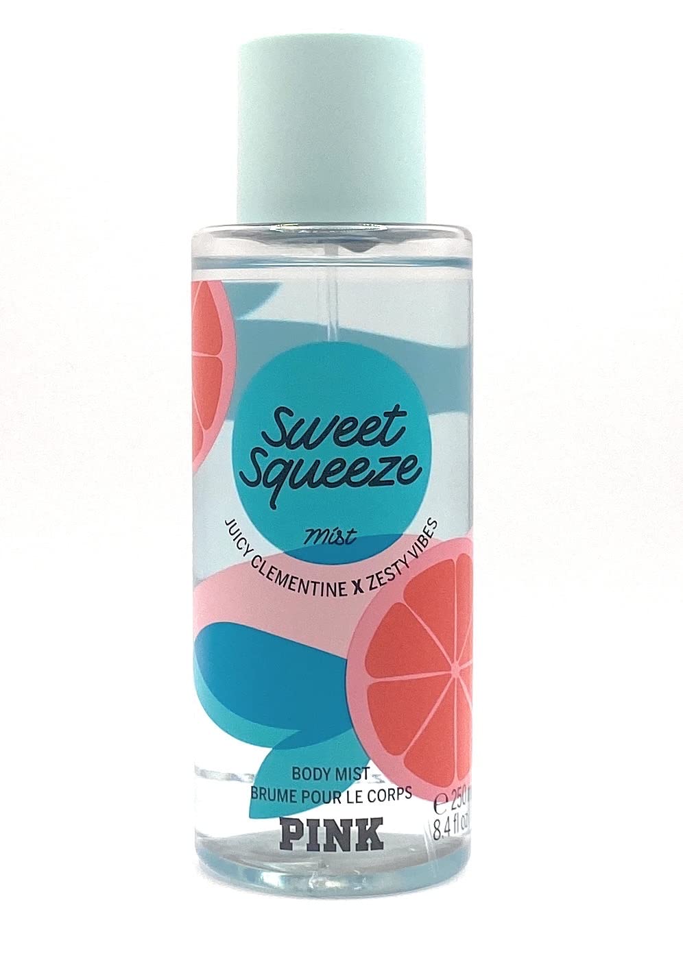 Victoria's Secret Pink Squeet Squeeze Scented Body Mist Juicy Clementine x Zesty Vibes 8.4 Ounce Spray Beauty & Personal Care Victoria's Secret