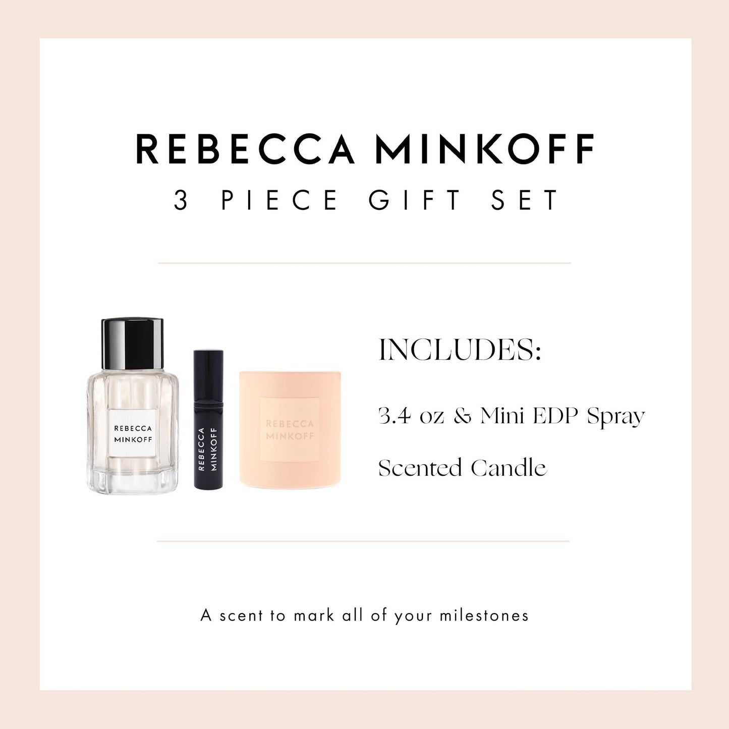 Rebecca Minkoff Gift Set - Notes of Cardamom, Jasmine and Tonka Bean - Delivers Sensuality and Warmth - Perfect for Fragrance Lovers - Includes EDP Beauty & Personal Care Rebecca Minkoff