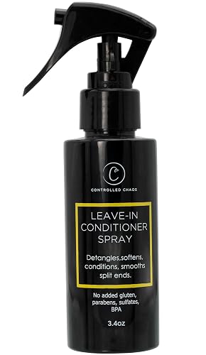 Controlled Chaos Leave-In Conditioner Spray- Anti Frizz Hair Detangler Spray for Dry Damaged Hair with Natural Watermelon & Sunflower Seed Oil & Honey Beauty & Personal Care Controlled Chaos