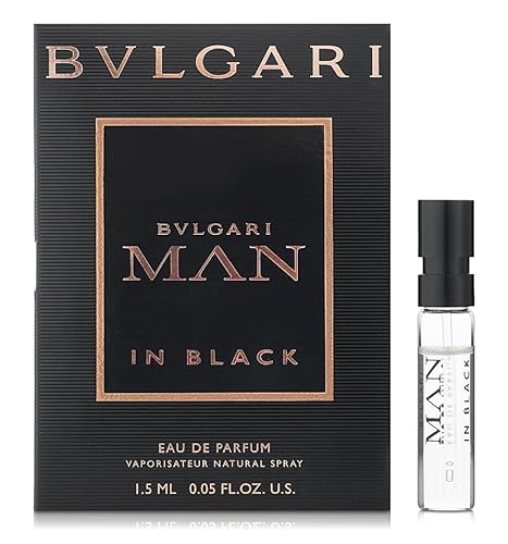 Bvlgari Man in Black Eau de Parfum Spray, 1.5 ml, 0.05 fl oz Beauty & Personal Care BVLGARI