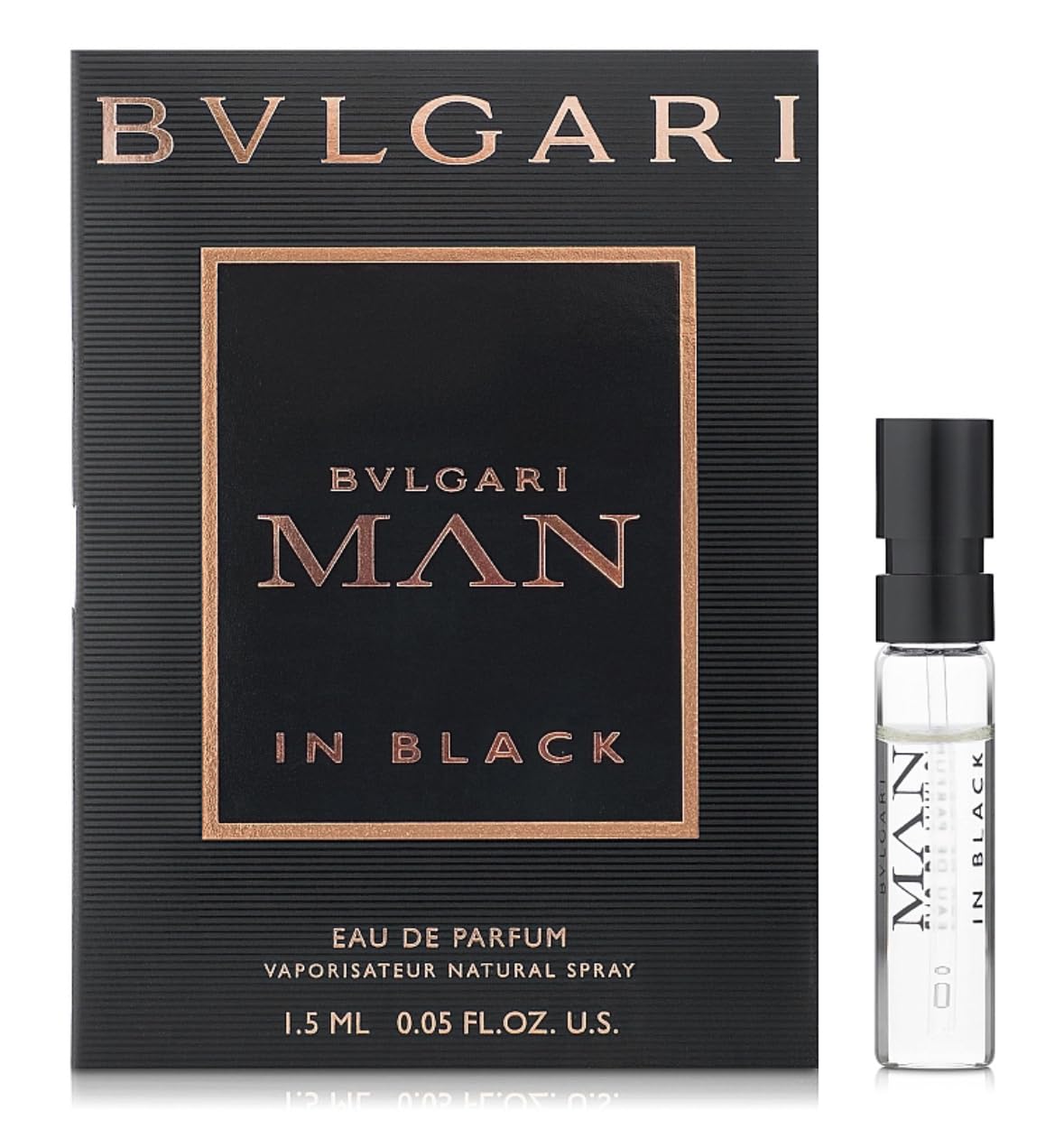 Bvlgari Man in Black Eau de Parfum Spray, 1.5 ml, 0.05 fl oz Beauty & Personal Care BVLGARI