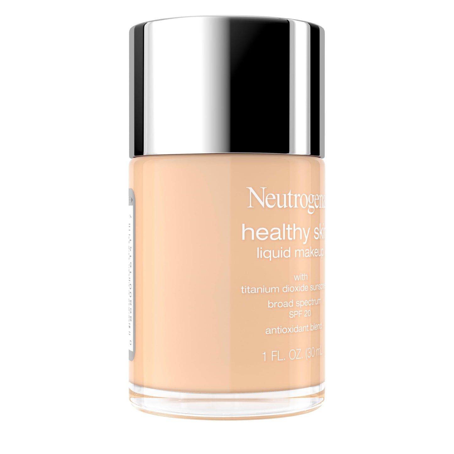 Neutrogena Healthy Skin Liquid Foundation Makeup Broad Spectrum SPF 20 Sunscreen, Medium Coverage, Vit B5, Antioxidants, All Day Wear, True Beige Beauty & Personal Care Neutrogena