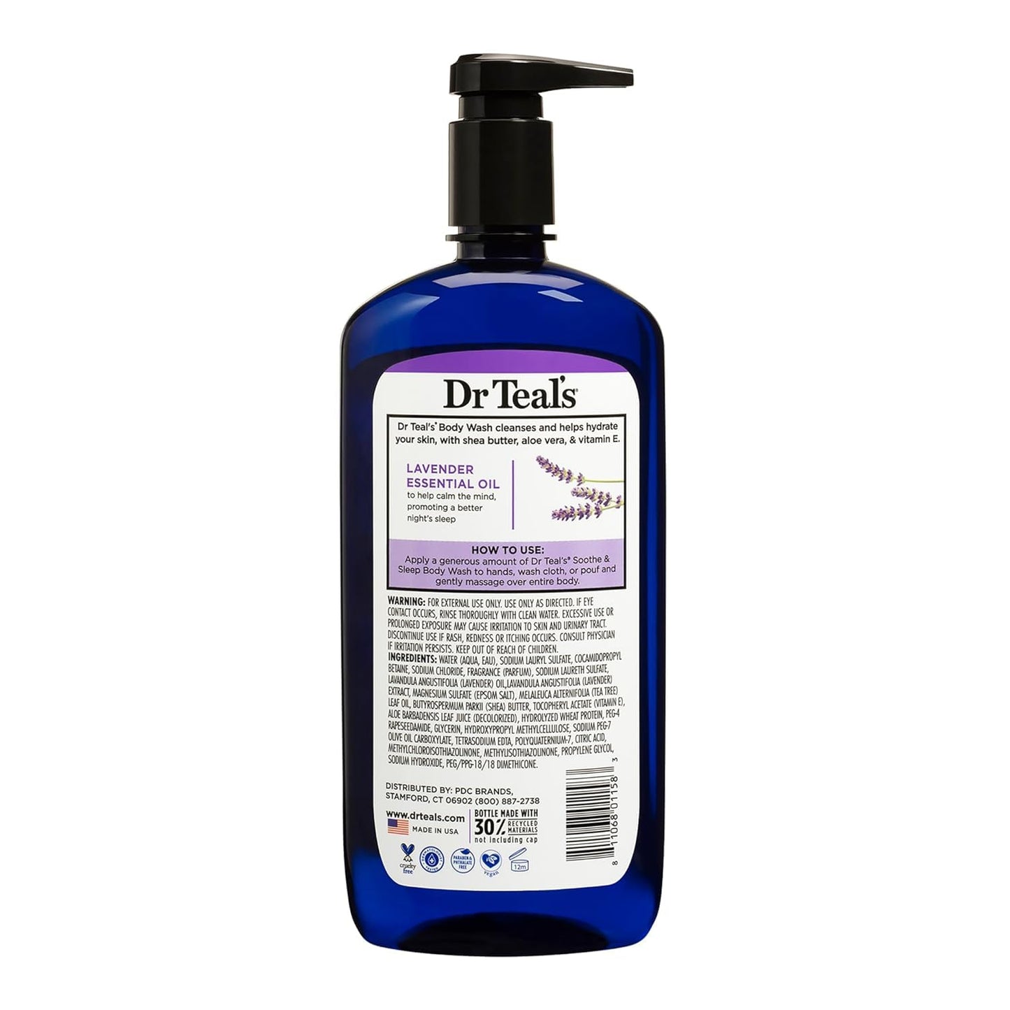 Dr Teal's Pure Epsom Salt Body Wash Soother & Moisturize With Lavender 24 oz (Pack of 3) Beauty & Personal Care Dr Teal's