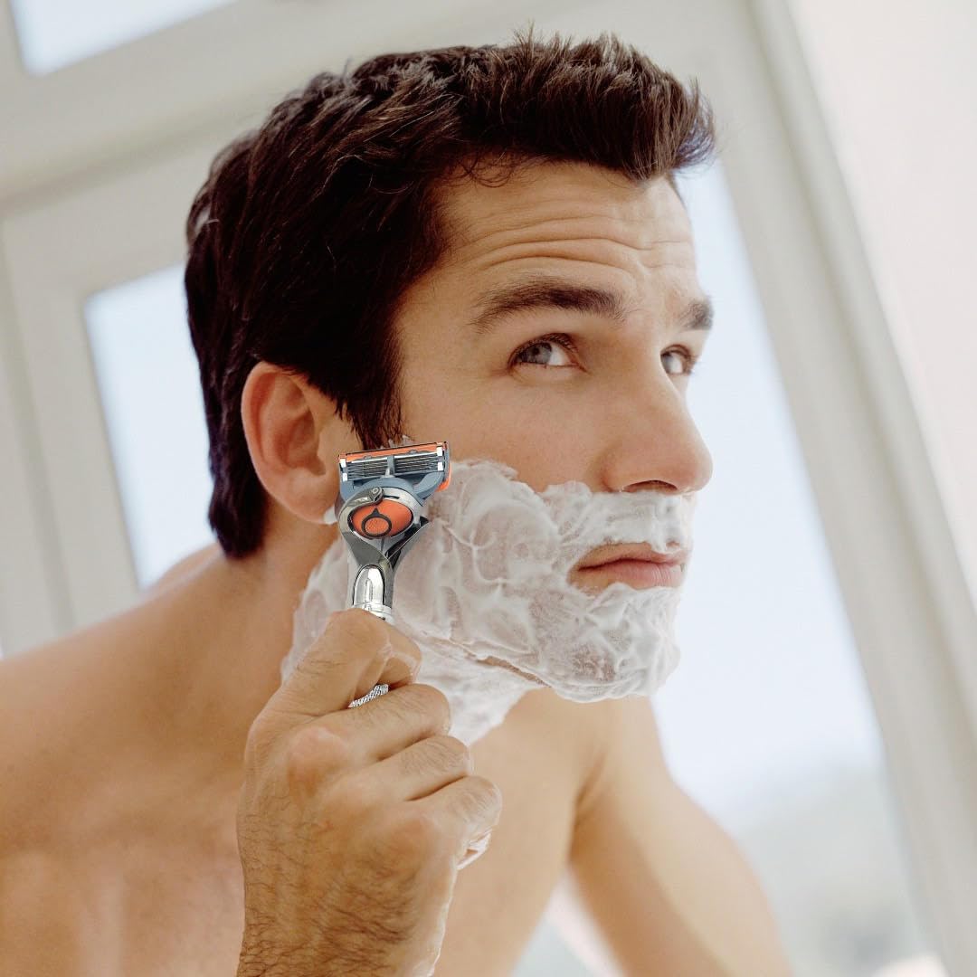 GENTS Men’s Stylish Precision Shaving Razor with Flex Ball Pivot Ball Technology Long Handle Shaving Razor for Home, Travel Razor for a Smooth Close Beauty and Personal Care G.B.S